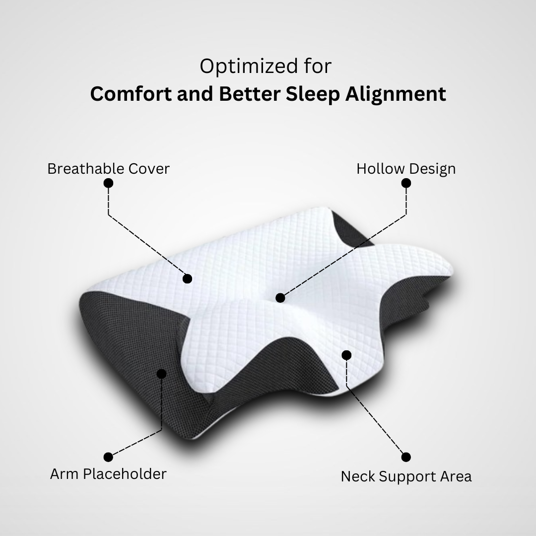 VeraSpine™ Memory Foam Contour Pillow