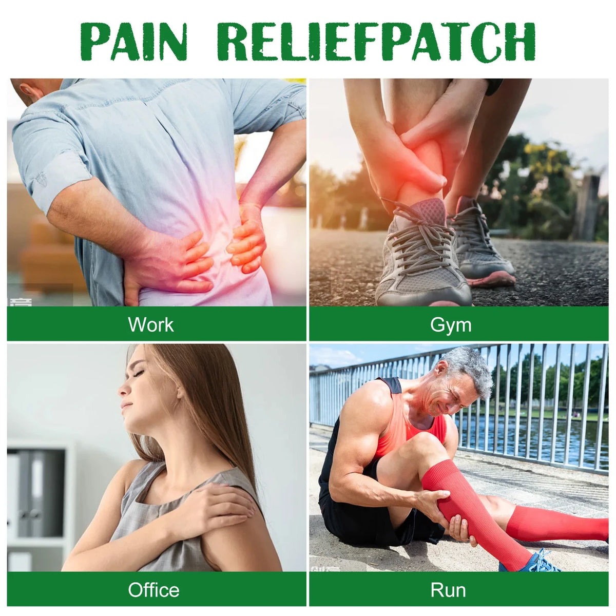 Lumbar instant relief patches